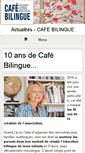 Mobile Screenshot of cafebilingue.com