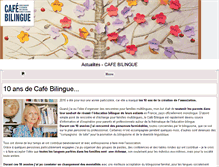 Tablet Screenshot of cafebilingue.com